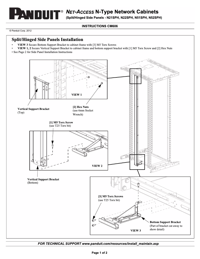 First page image of the manual for N52SPH