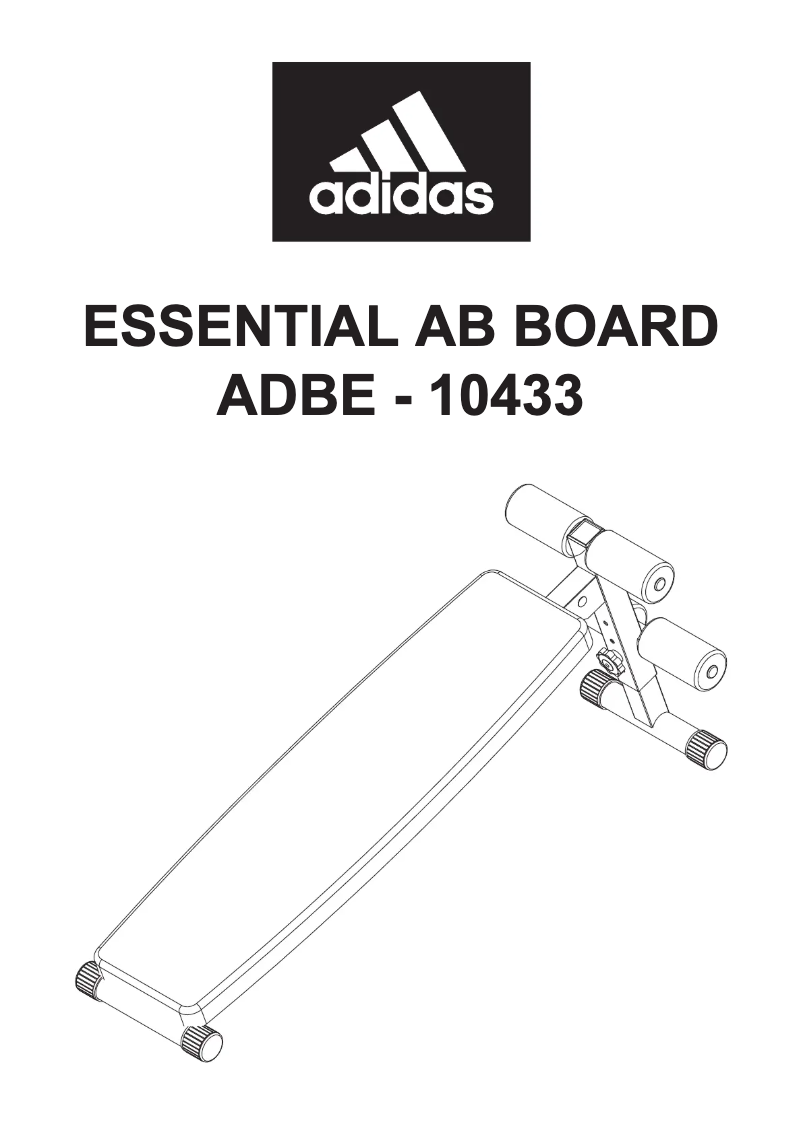 First page image of the manual for ADBE-10433