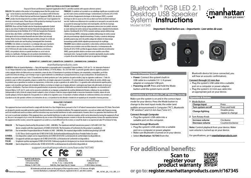 First page image of the manual for 167345