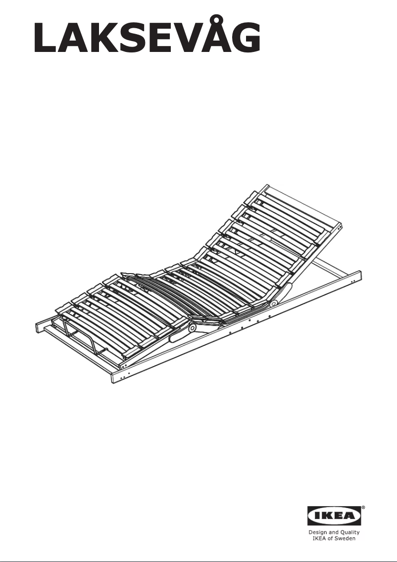 Page 1 of the manual User Manual Ikea LAKSEVAG