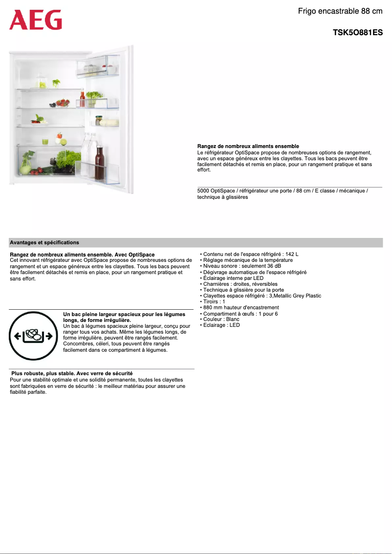 First page image of the manual for TSK5O881ES