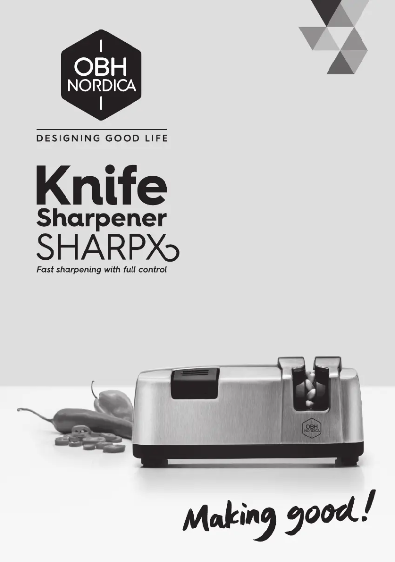 First page image of the manual for SharpX 9960