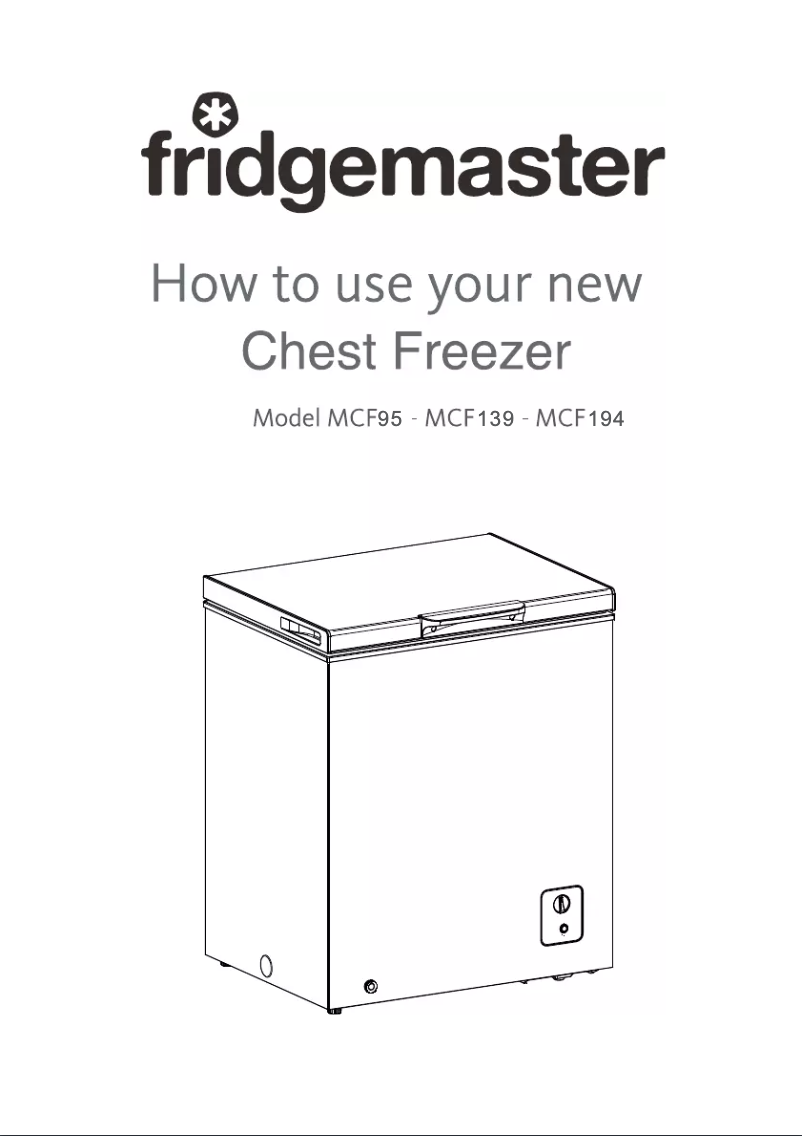 Page 1 of the manual User Manual Fridgemaster MCF95