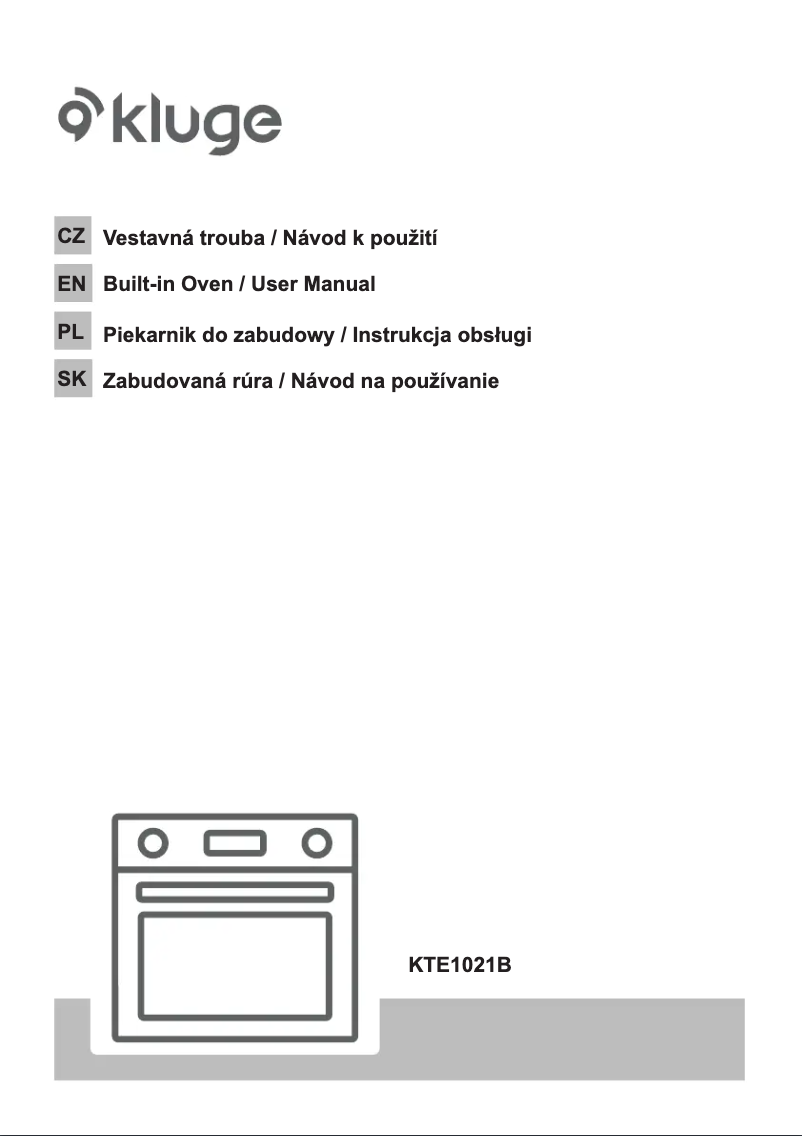 First page image of the manual for KTE1021B