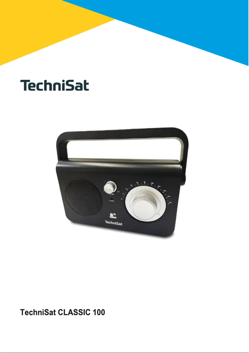 First page image of the manual for Classic 100