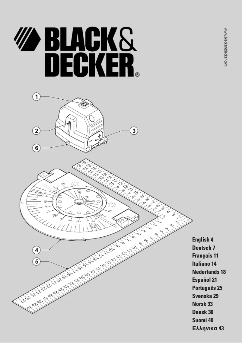 First page image of the manual for BDL100P