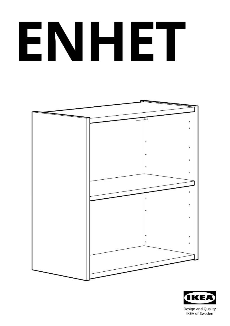 First page image of the manual for ENHET 904.405.99
