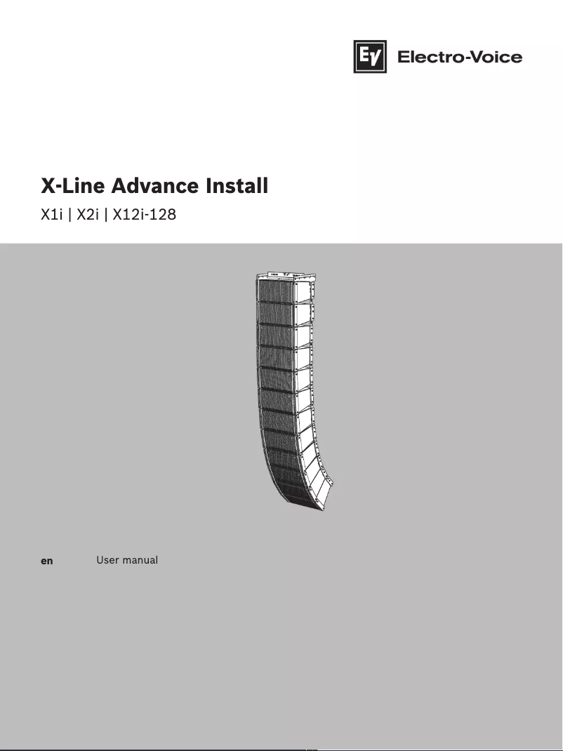 First page image of the manual for X1i