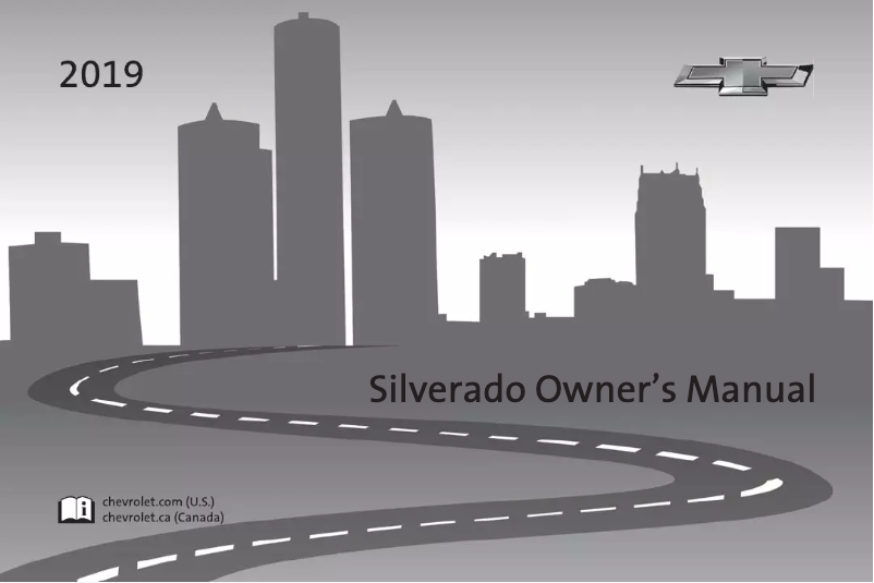 First page image of the manual for Silverado 2500HD (2019)