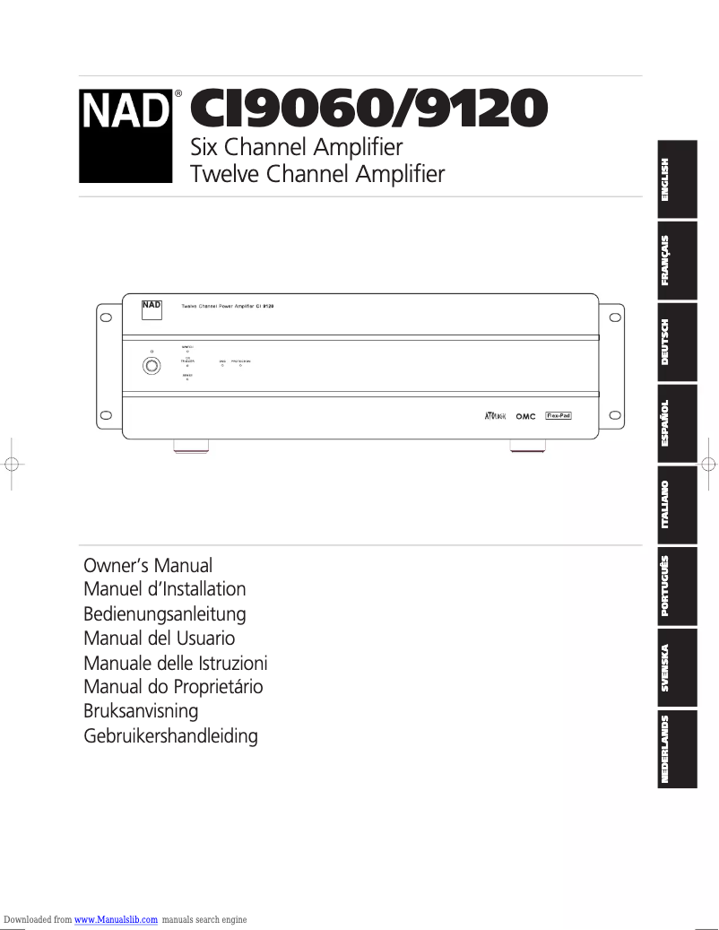 First page image of the manual for CI9120