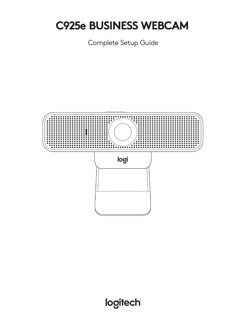 First page image of the manual for C925e