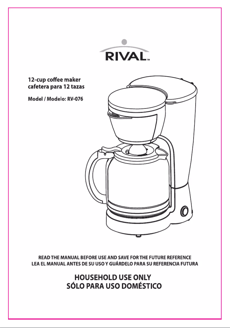 First page image of the manual for RV-076