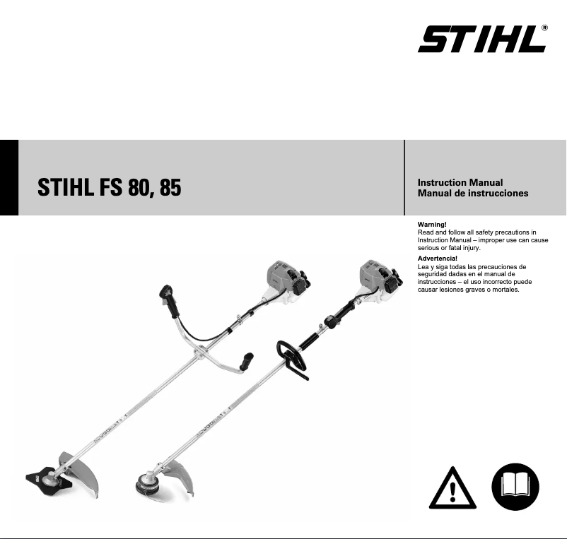 Page 1 of the manual User Manual Stihl FS 80