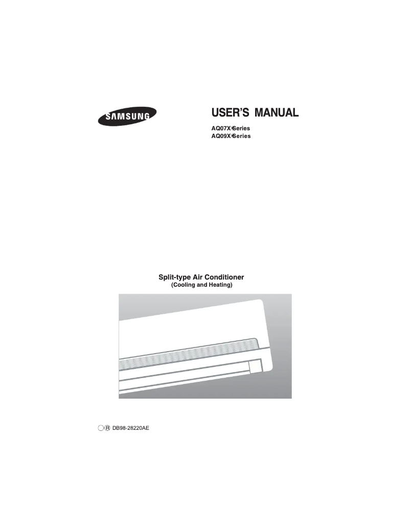 Page 1 of the manual User Manual Samsung AQ09XLN