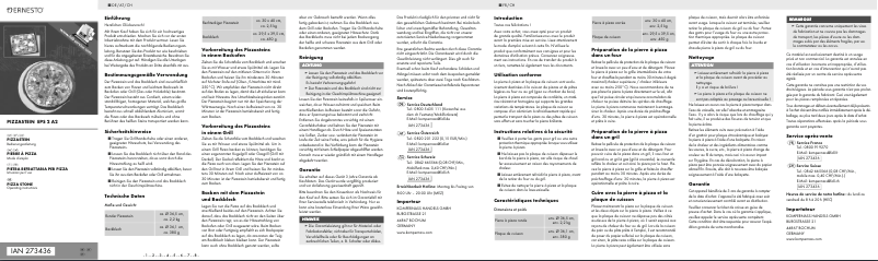 Page 1 of the manual User Manual Ernesto IAN 273436