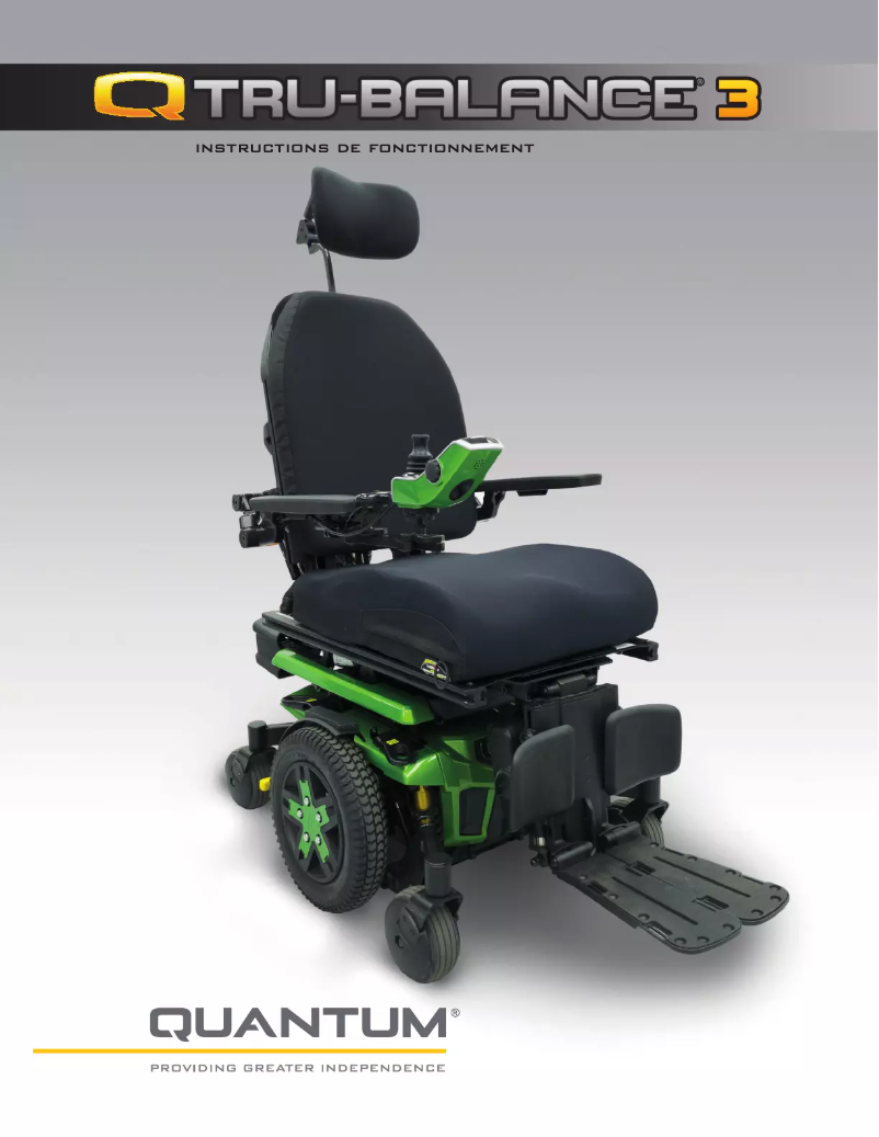 First page image of the manual for TRU-Balance 3 HD