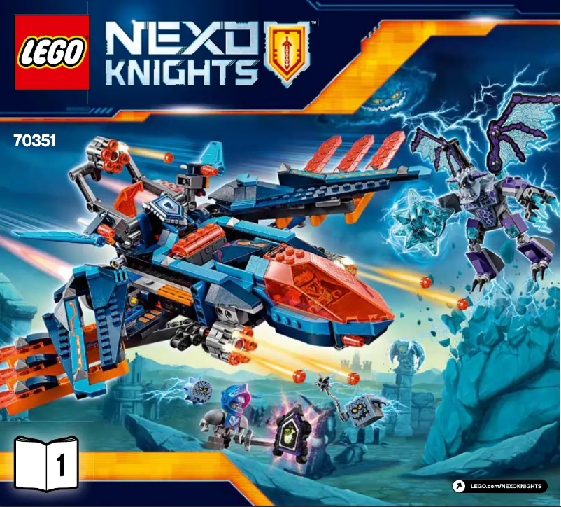 First page image of the manual for Nexo Knights 70351
