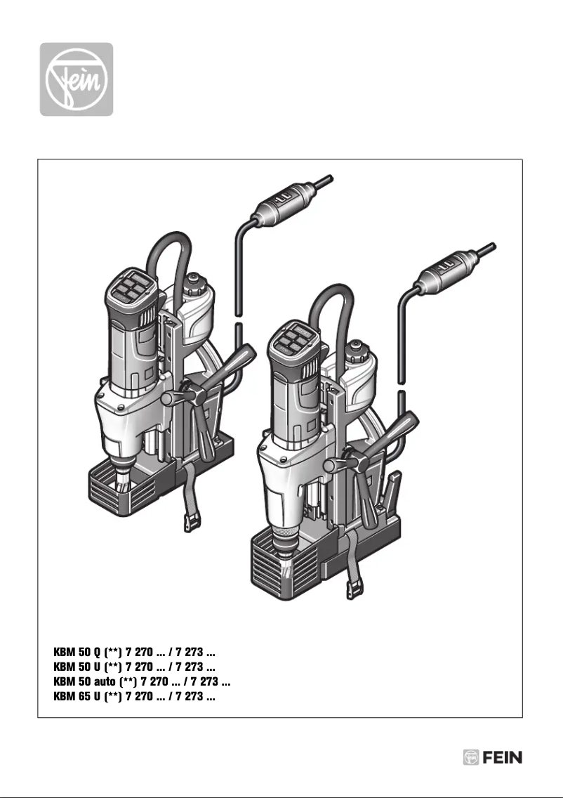 Page 1 of the manual User Manual Fein KBM 50 auto QW