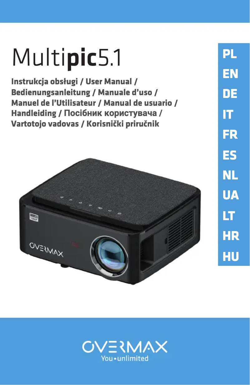 First page image of the manual for Multipic 5.1