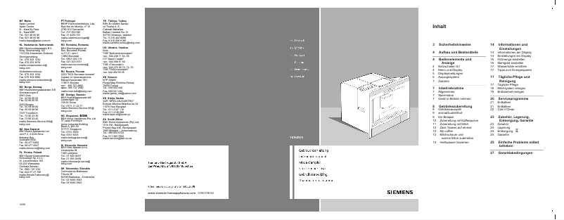 First page image of the manual for TK76K573