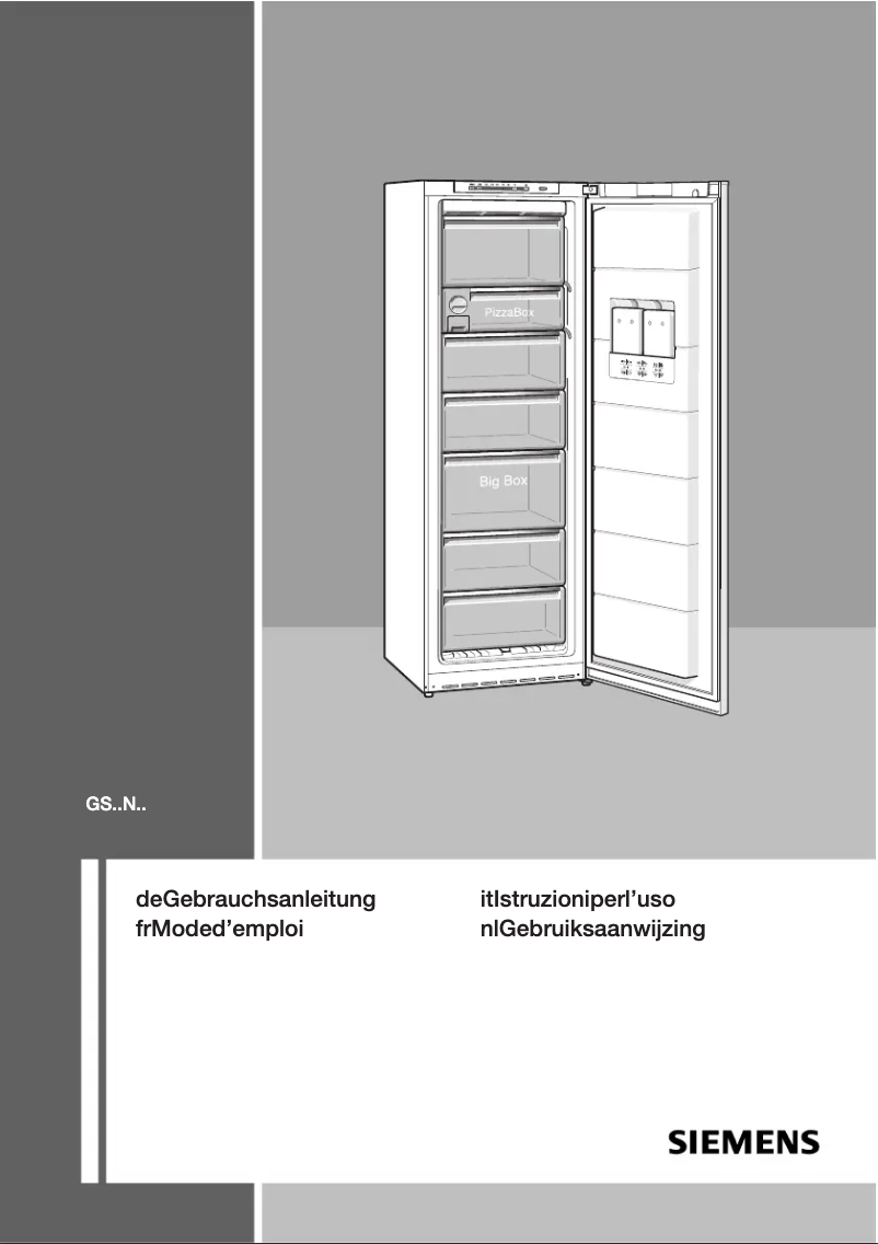 Page 1 of the manual User Manual Siemens GS24NE02
