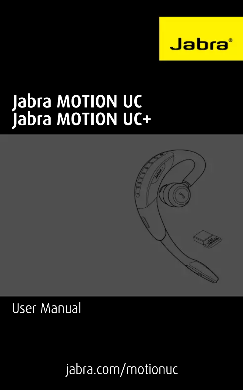 Page 1 of the manual User Manual Jabra Motion UC MS