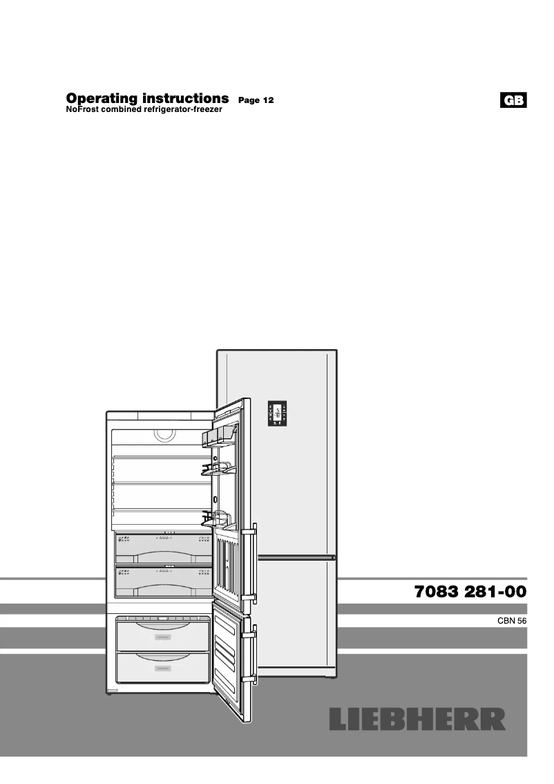 First page image of the manual for CBNPes 4656