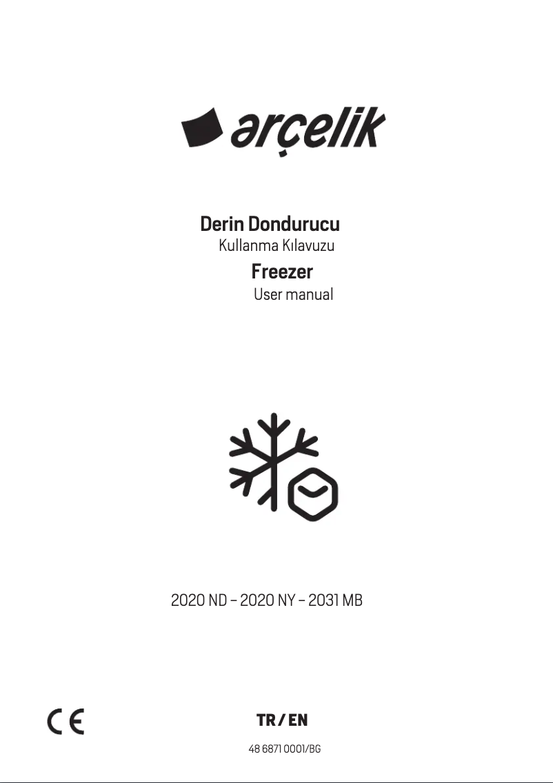 Page 1 of the manual User Manual Arçelik 2031 MB