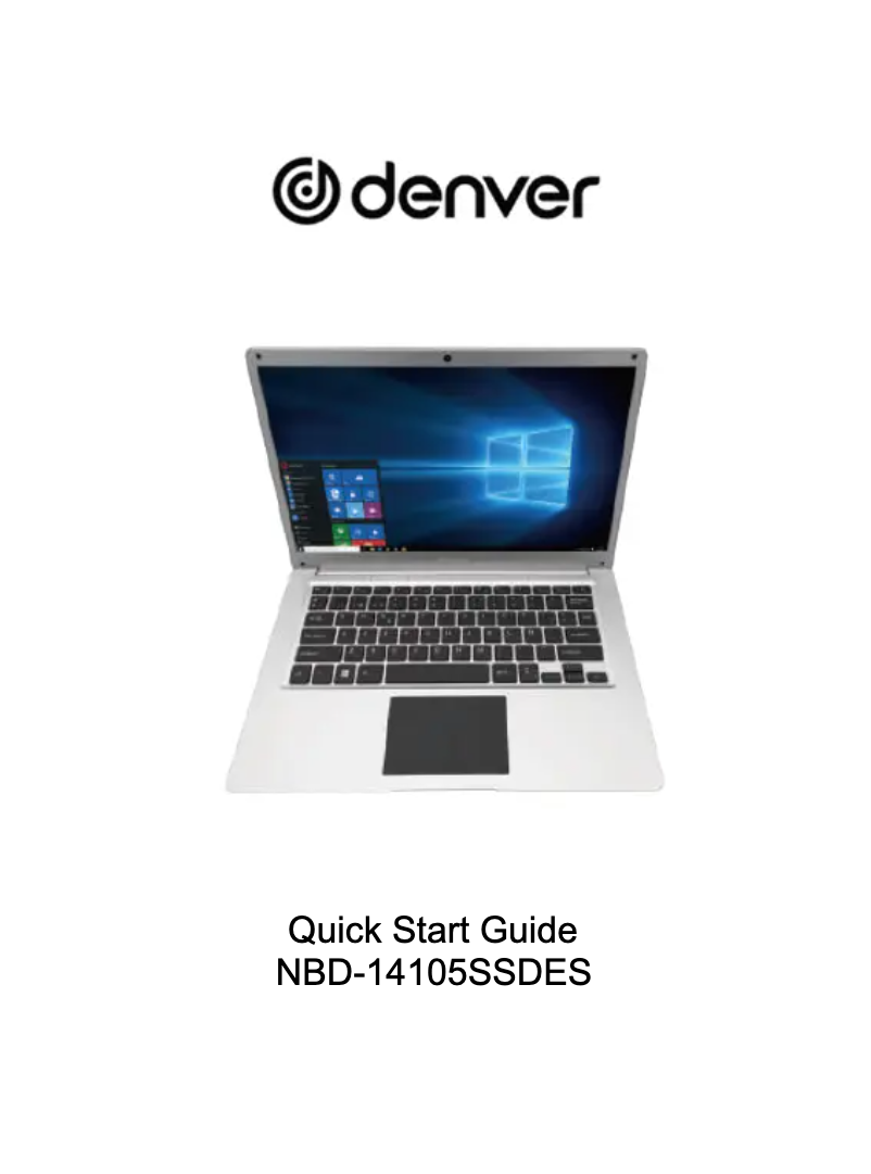 First page image of the manual for NBD-14105ES