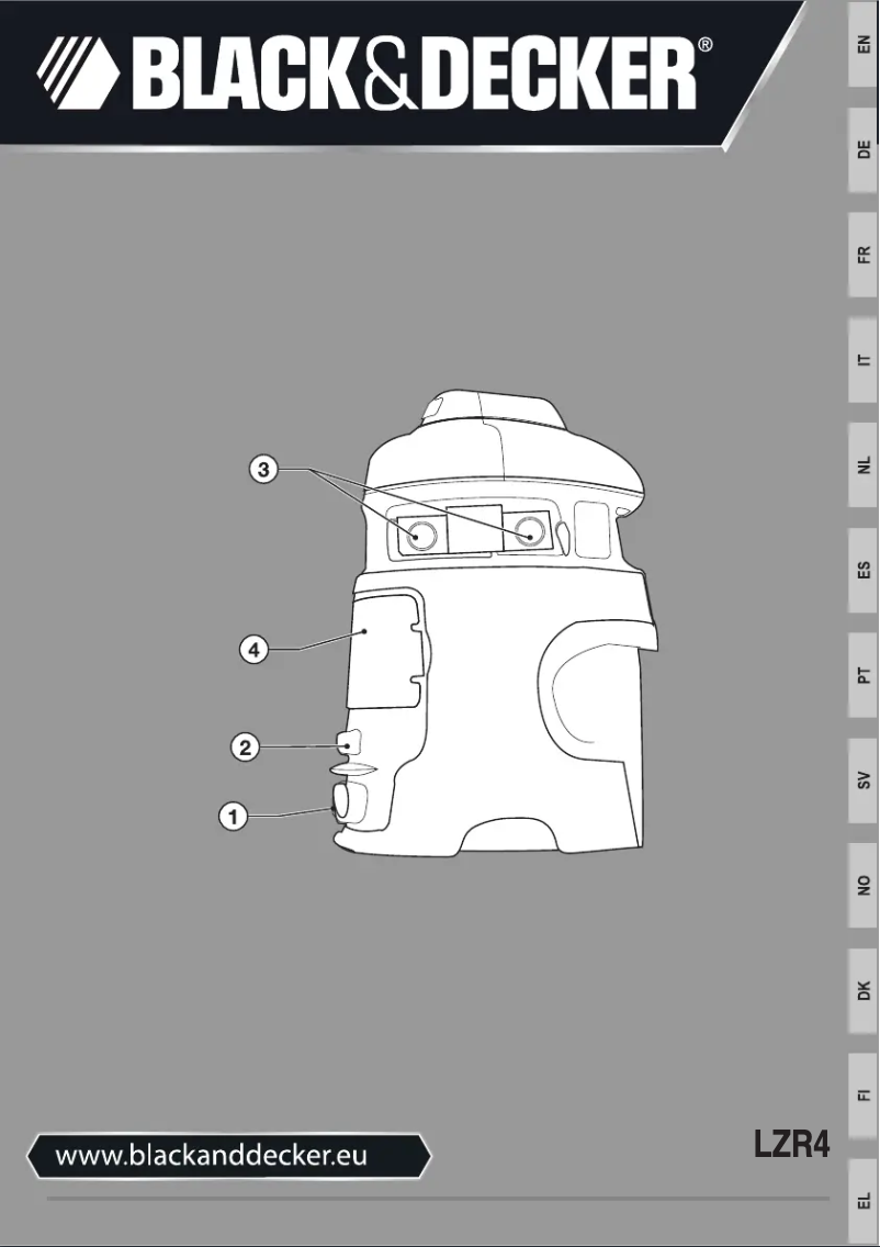 First page image of the manual for LZR4