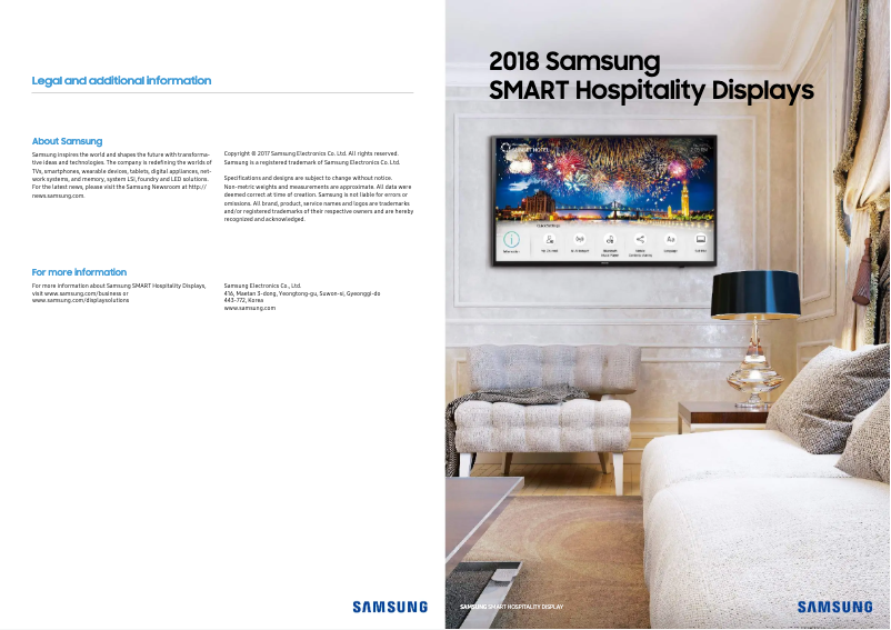 Page 1 of the manual Instruction Manual Samsung HG40EJ470MK
