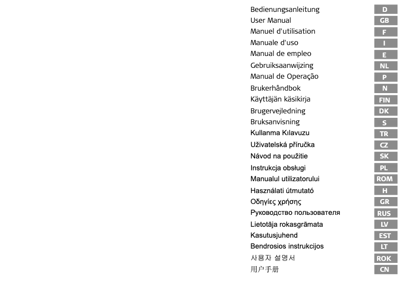 First page image of the manual for LD100P