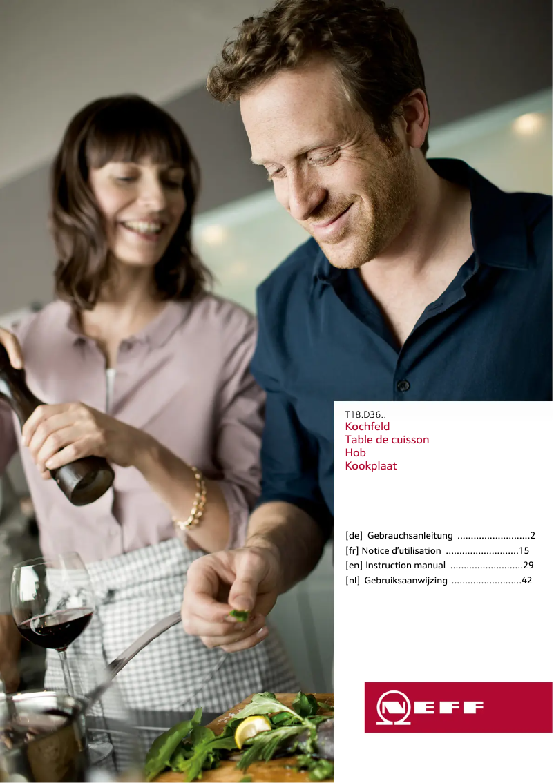 First page image of the manual for TBD 1836 N