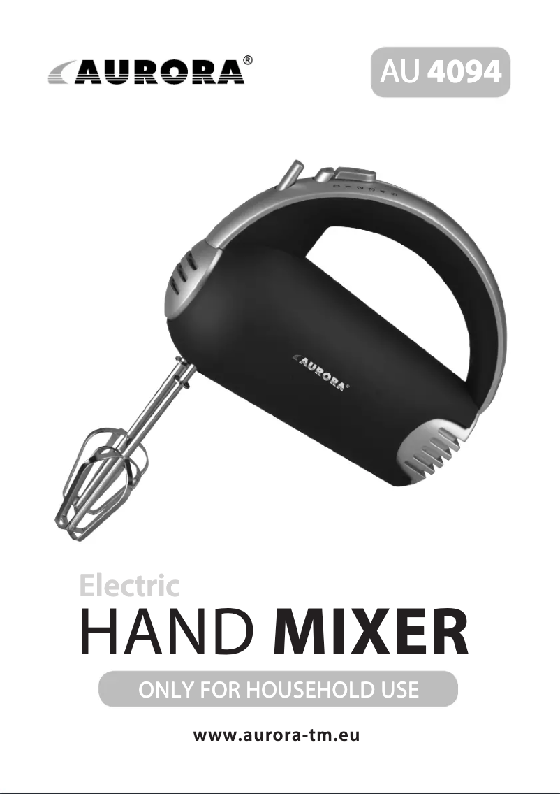 Page 1 of the manual User Manual Aurora AU4094