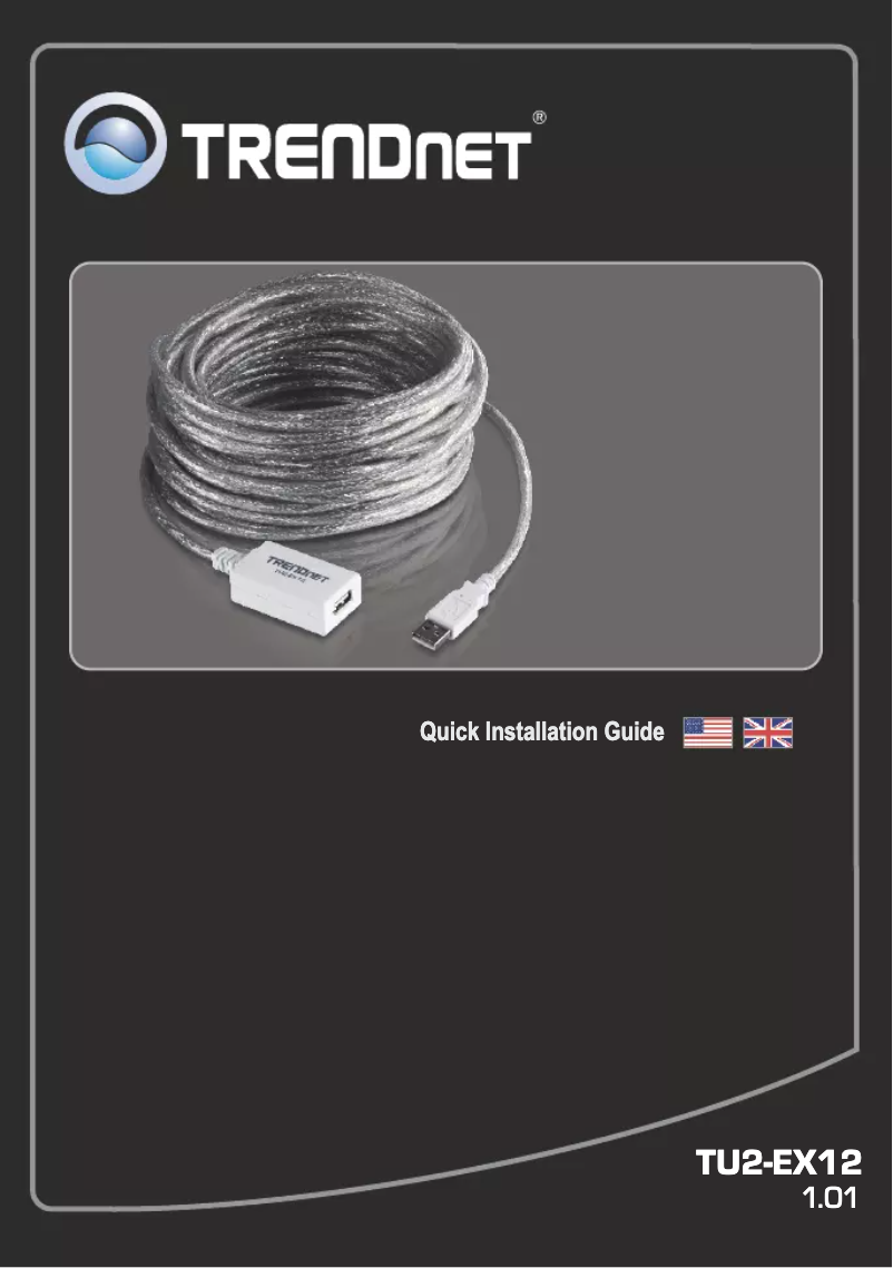 Page 1 of the manual User Manual TRENDnet TU2-EX12