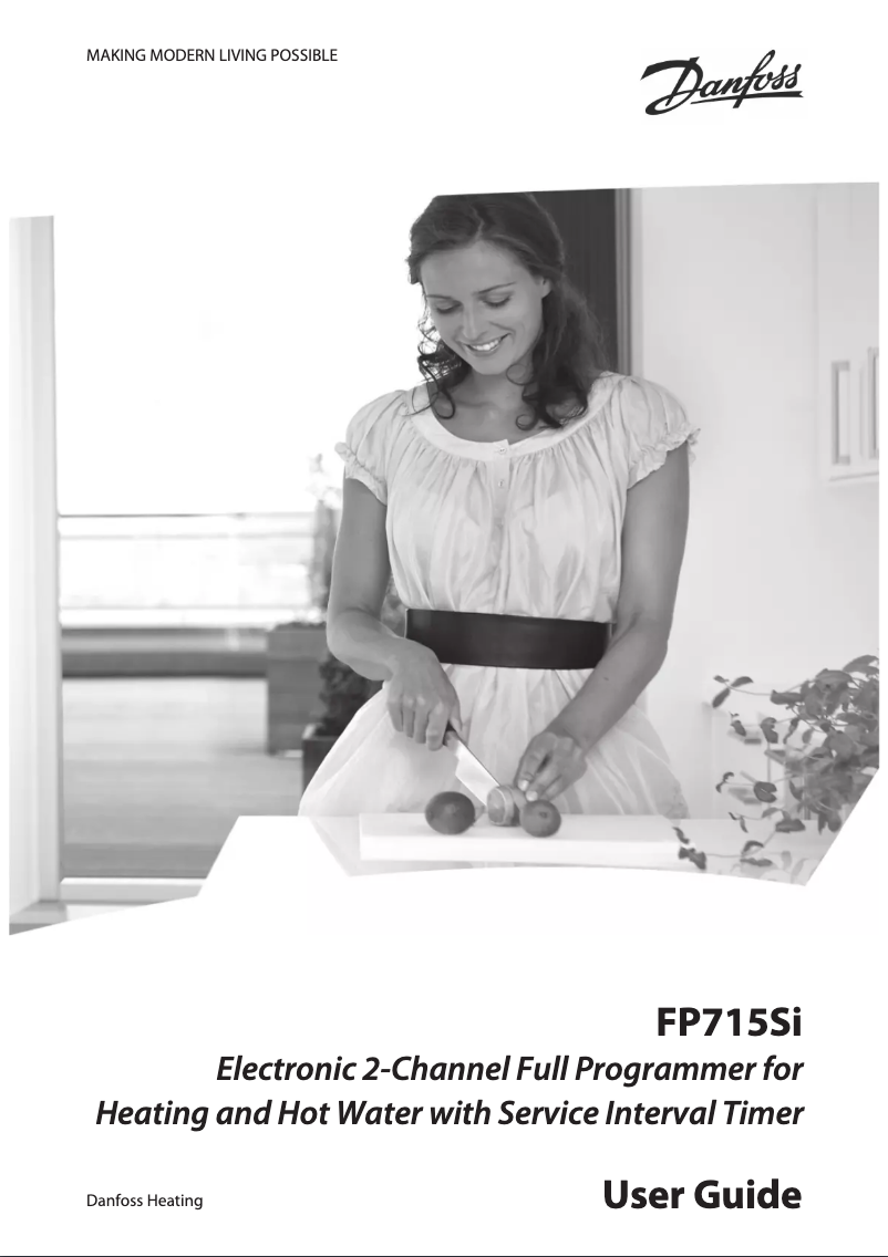 First page image of the manual for FP715Si