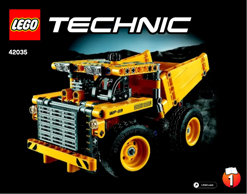 Page 1 of the manual User Manual Lego Technic 42035