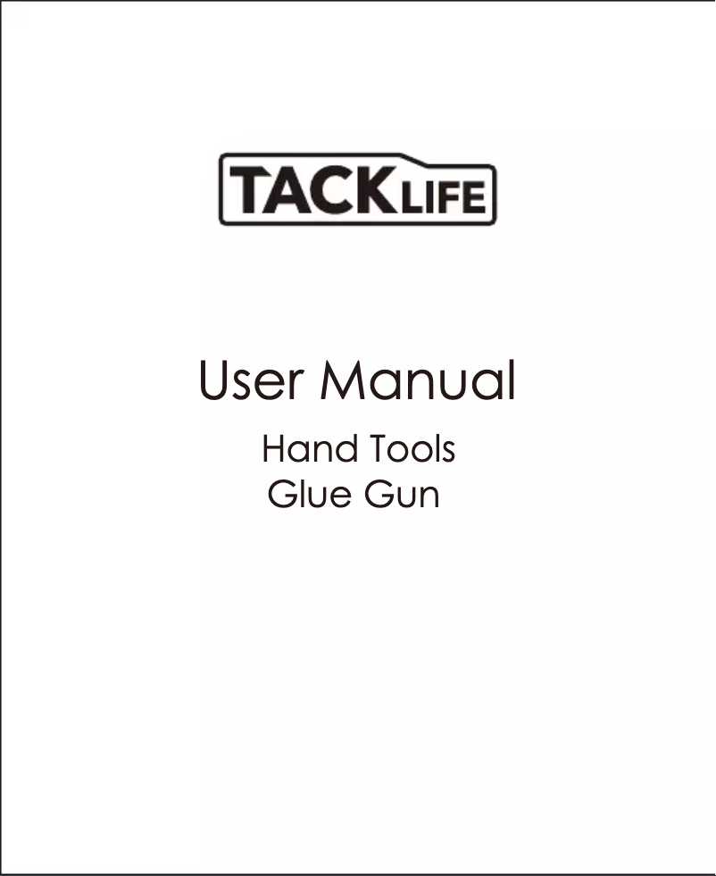 First page image of the manual for GGO20AC