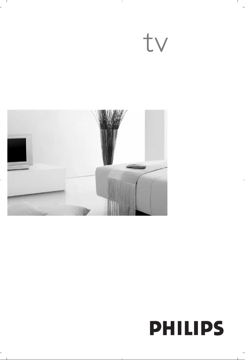 First page image of the manual for 28PW6008