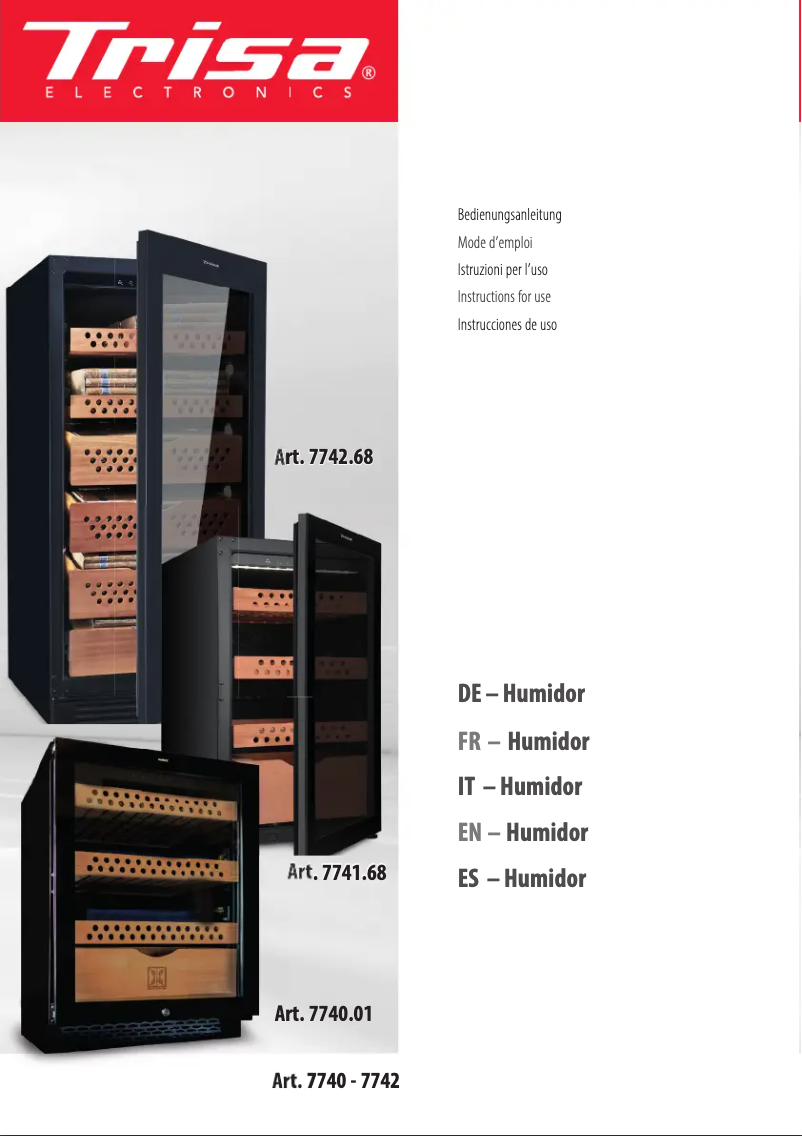 First page image of the manual for 7742.68