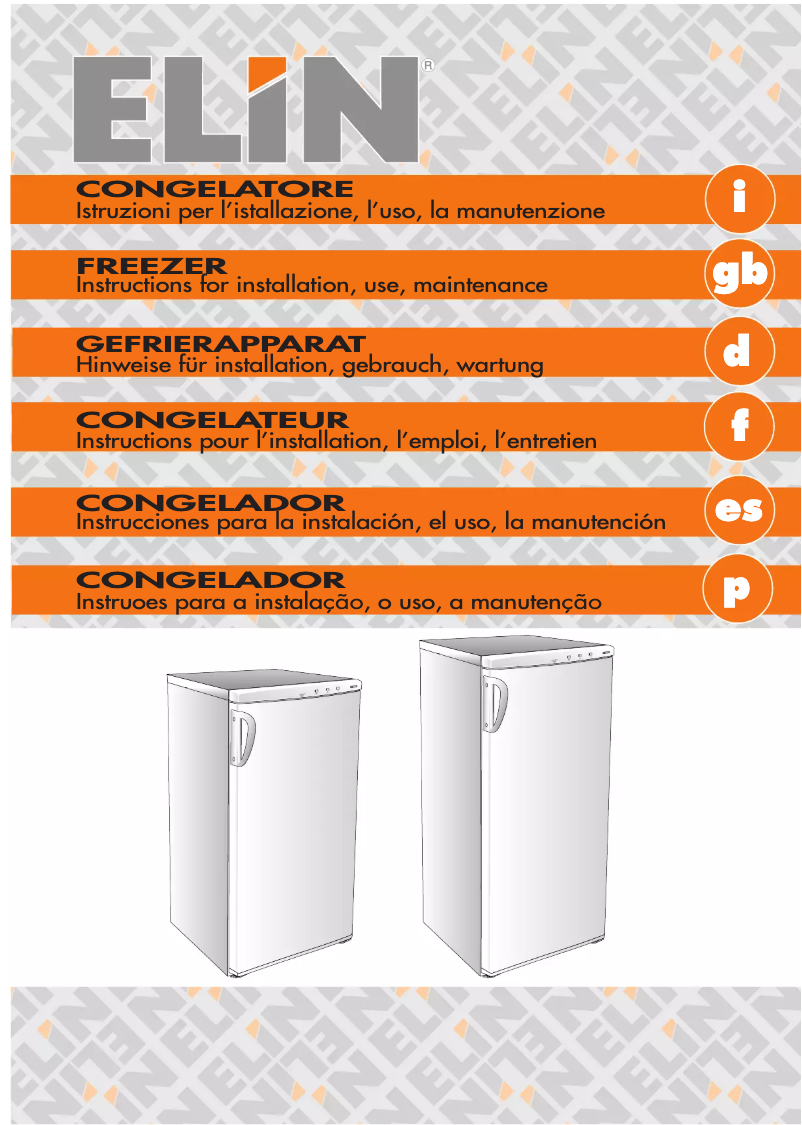 Page 1 of the manual User Manual ELIN KSGSA106