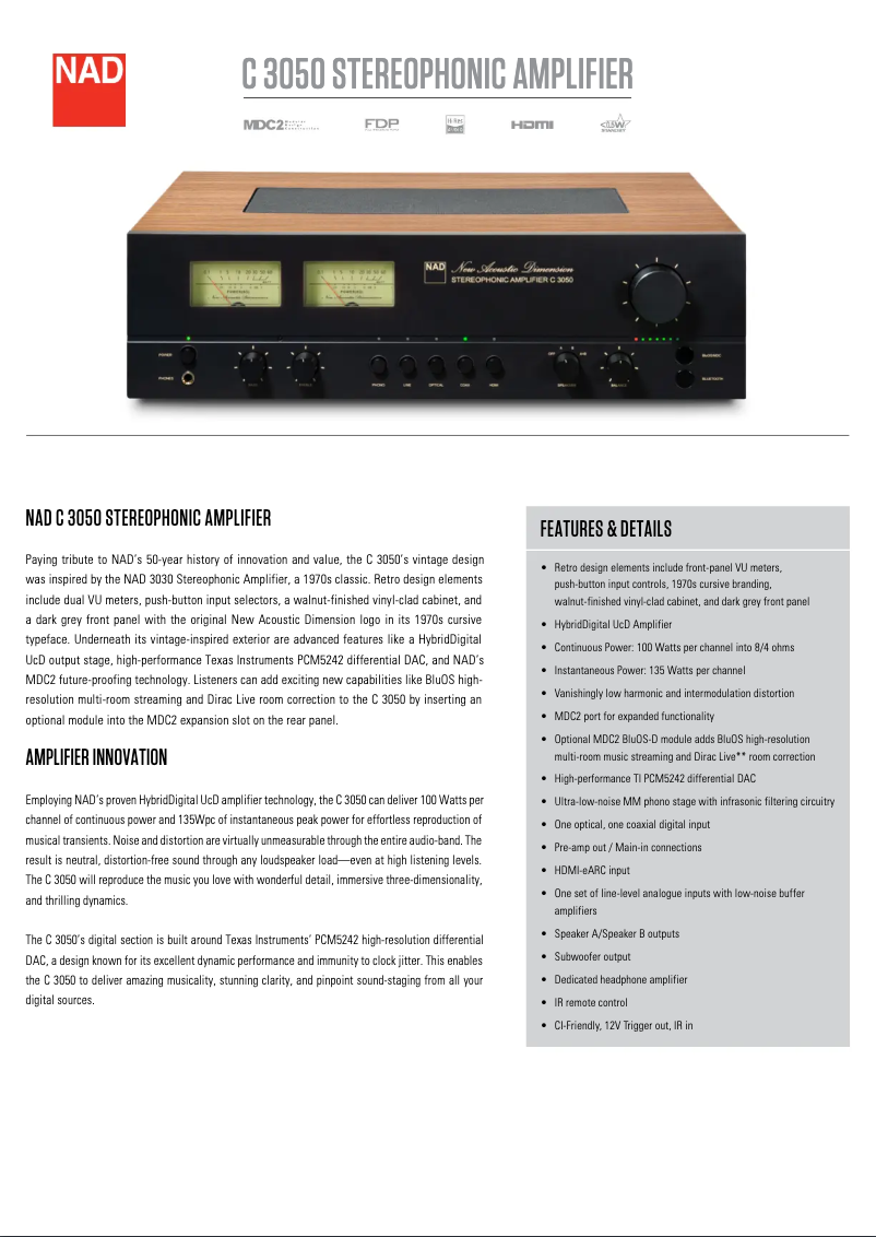 First page image of the manual for C 3050