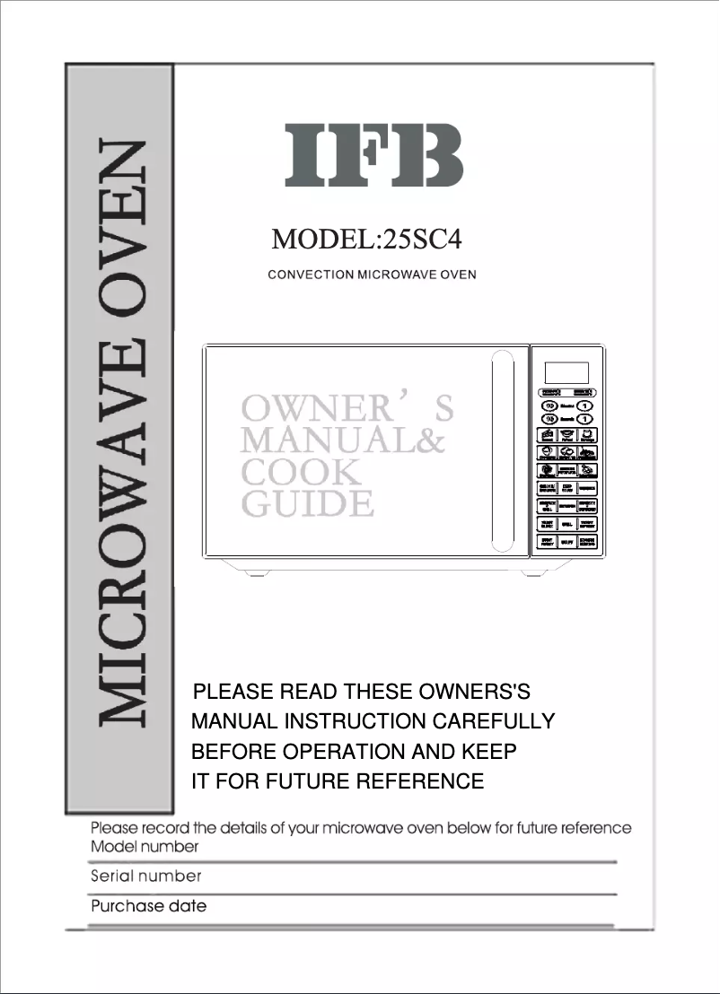 First page image of the manual for 25SC4