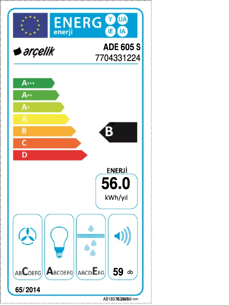 First page image of the manual for ADE 605 S