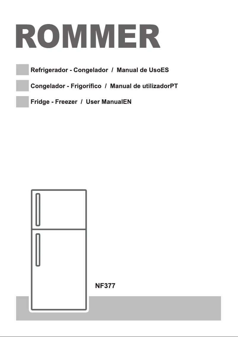 Page 1 de la notice Manuel utilisateur Rommer NF 377