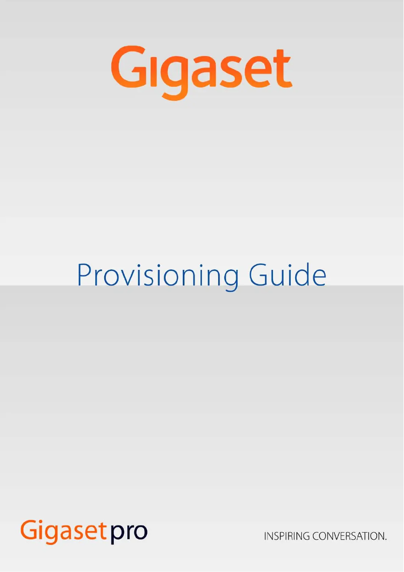 Page 1 of the manual User Manual Gigaset N720 DM PRO