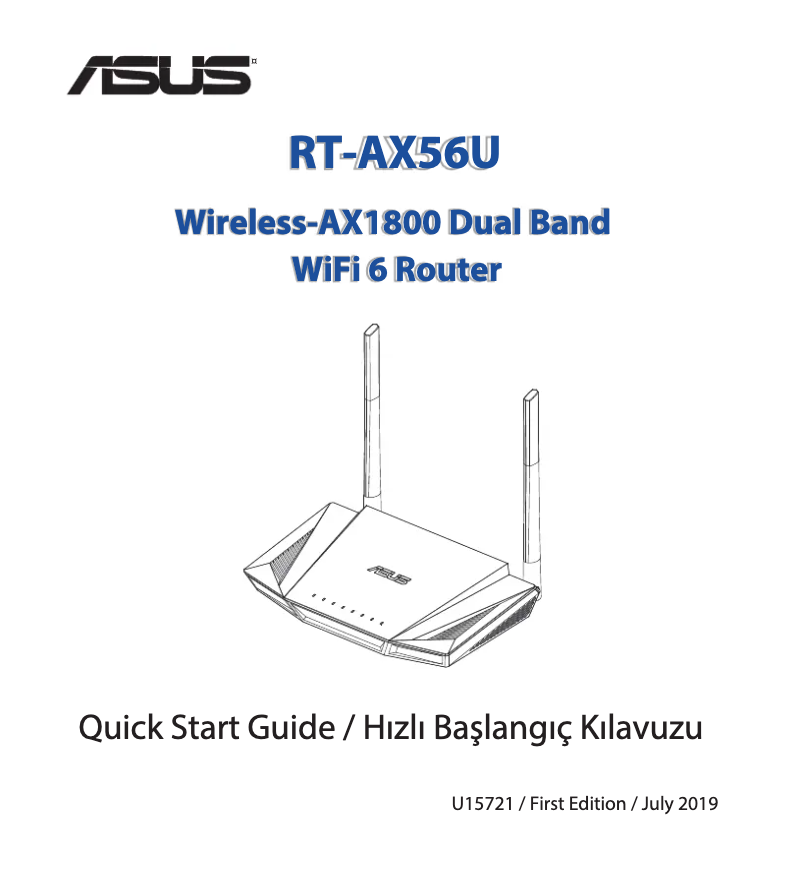 Page 1 of the manual User Manual Asus RT-AX56U