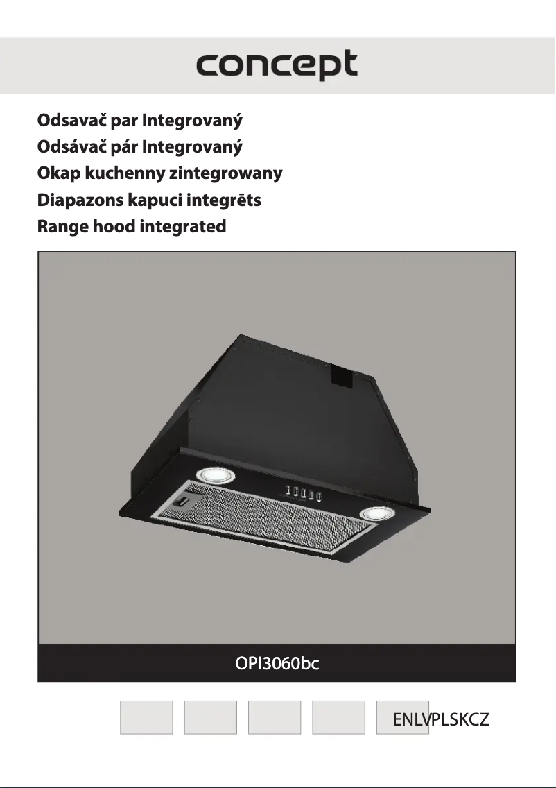 First page image of the manual for OPI3060BC