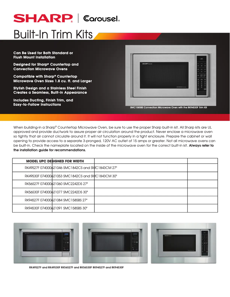 First page image of the manual for SMC1585BB