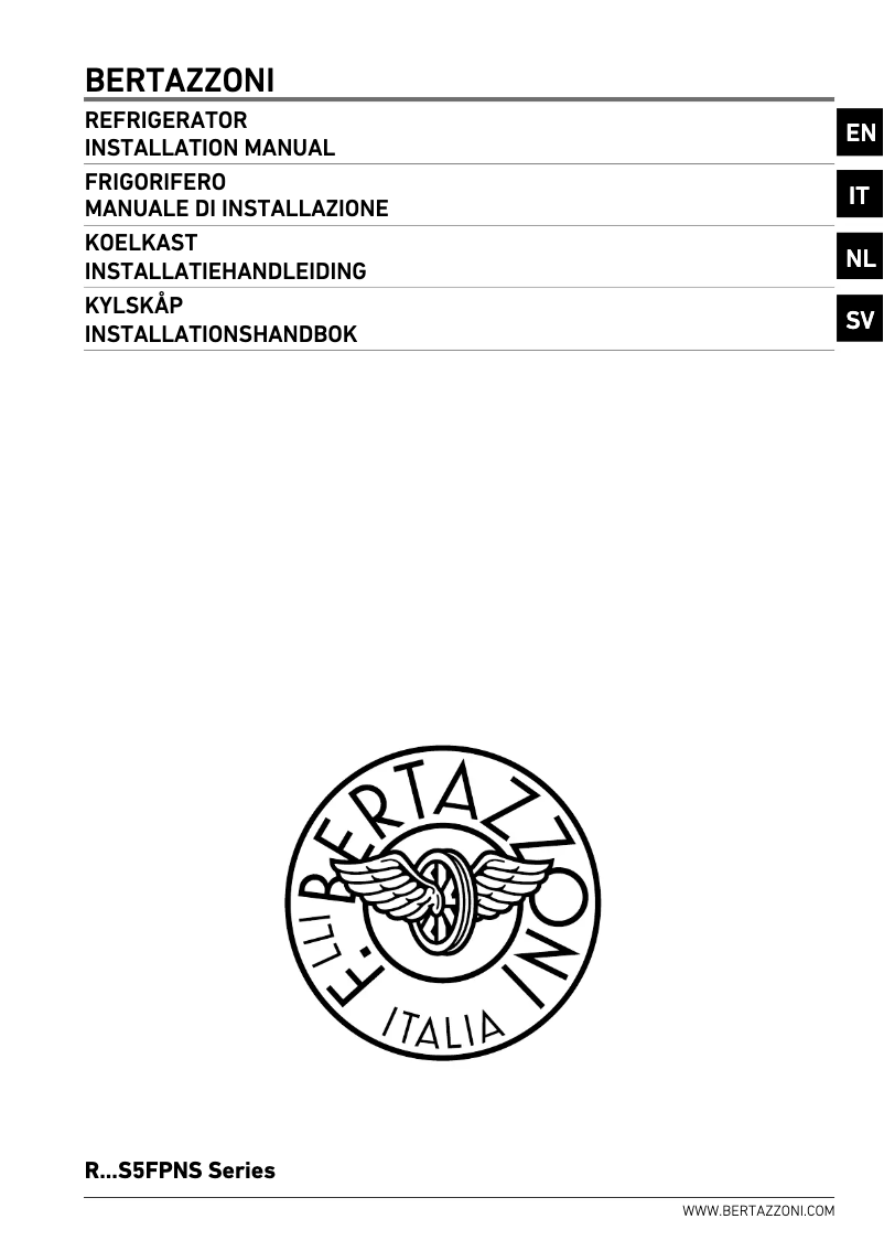 First page image of the manual for RBM90S5FPNS